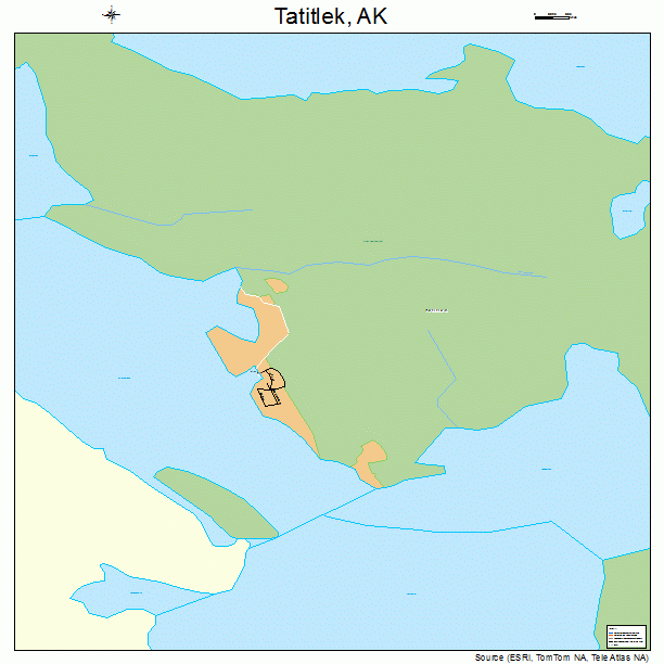 Tatitlek, AK street map