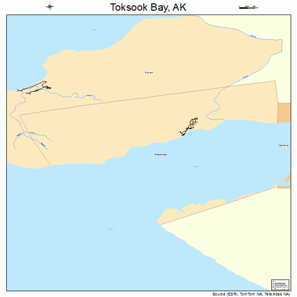 Toksook Bay, AK street map