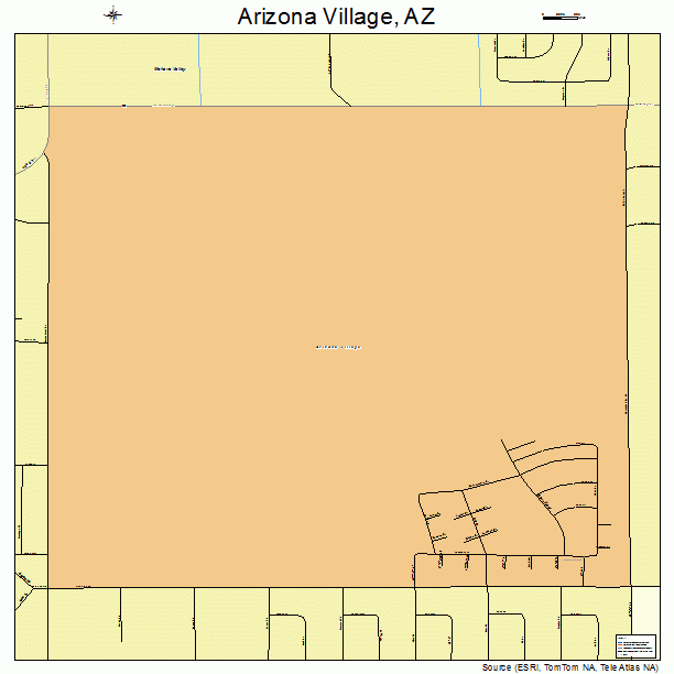 Arizona Village, AZ street map