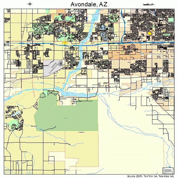Avondale, AZ street map