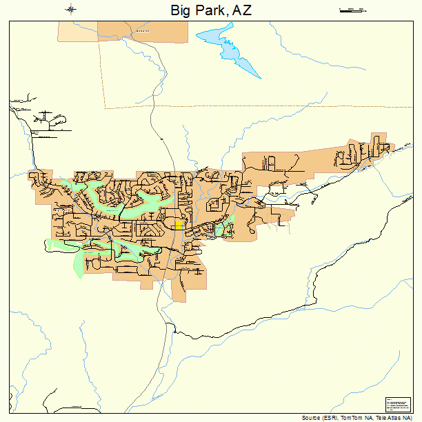 Big Park, AZ street map