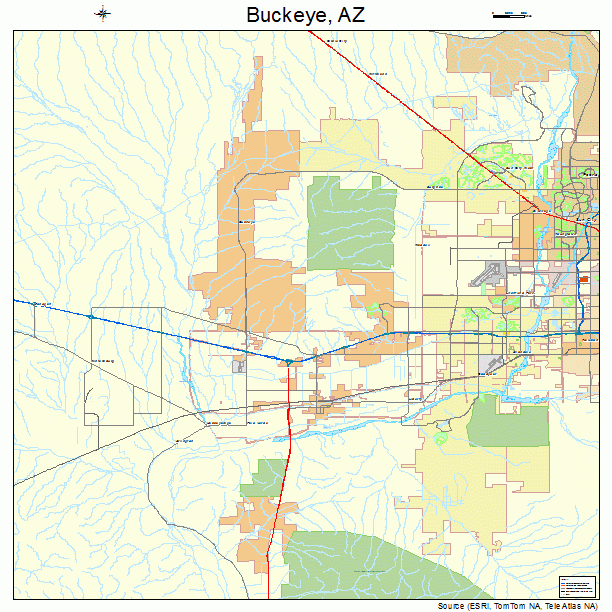 Buckeye, AZ street map