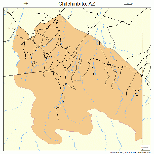 Chilchinbito, AZ street map