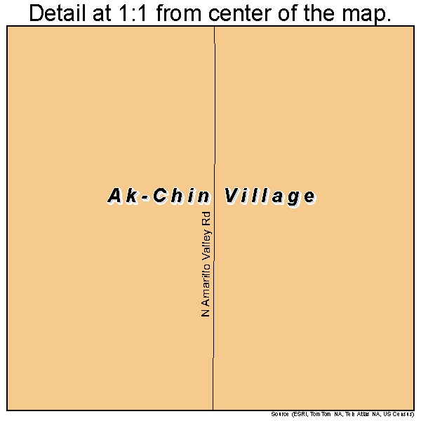 Ak-Chin Village, Arizona road map detail