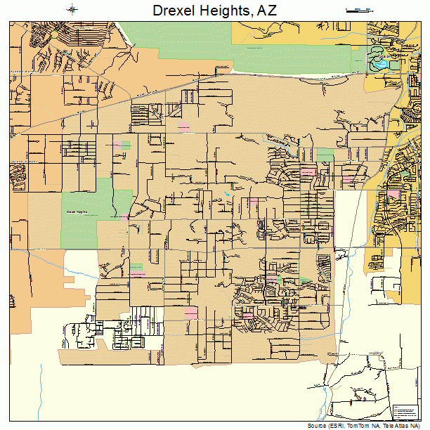 Drexel Heights, AZ street map