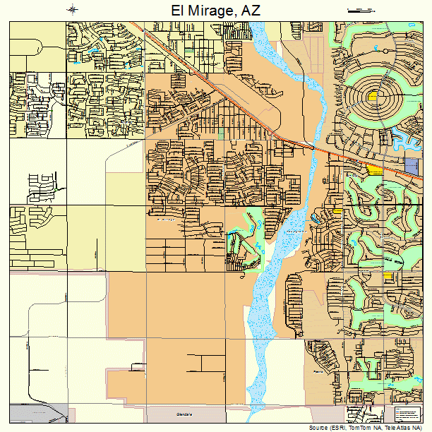 El Mirage, AZ street map