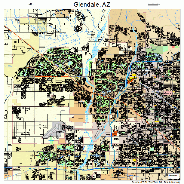 Glendale, AZ street map