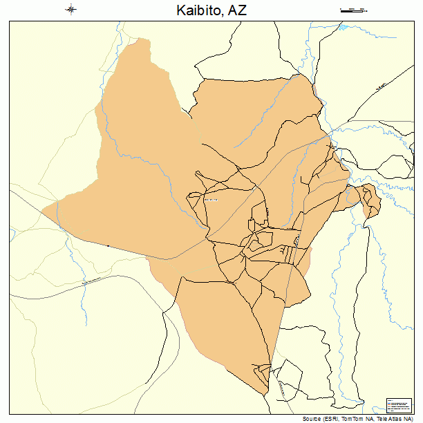 Kaibito, AZ street map