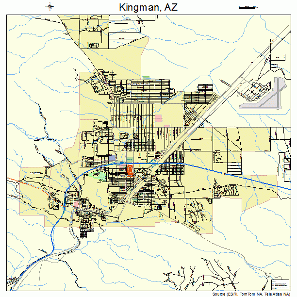 Kingman, AZ street map