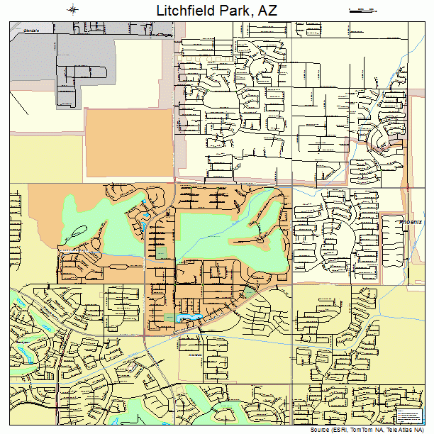 Litchfield Park, AZ street map