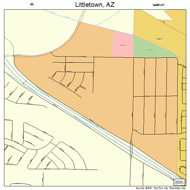 Littletown, AZ street map