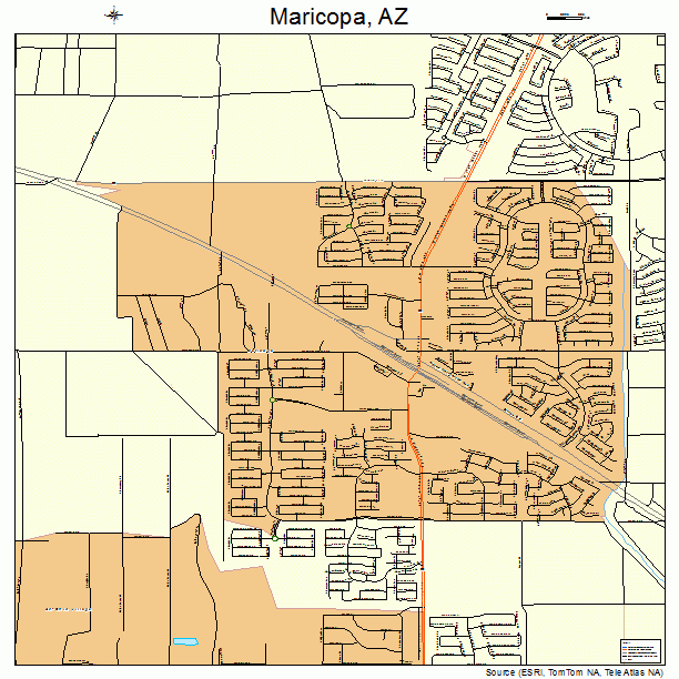 Maricopa, AZ street map