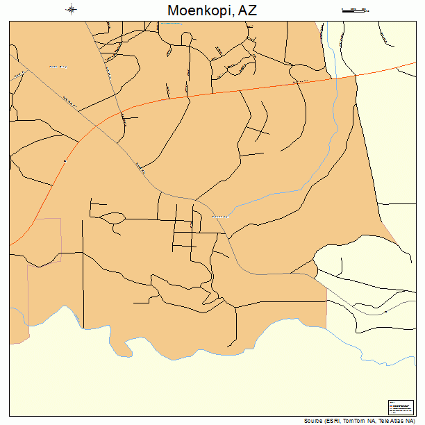 Moenkopi, AZ street map
