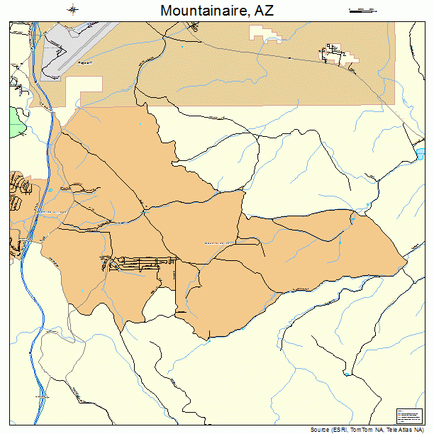 Mountainaire, AZ street map