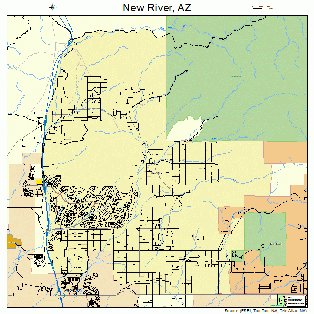 New River, AZ street map