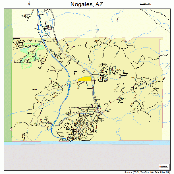 Nogales, AZ street map