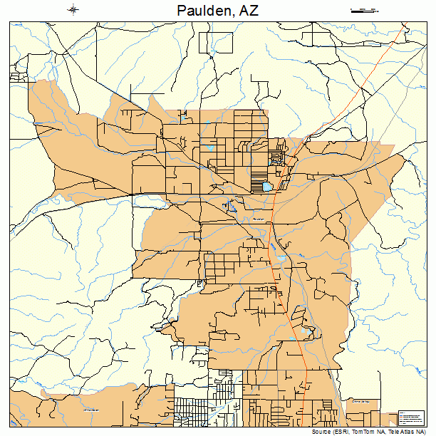 Paulden, AZ street map