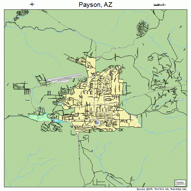 Payson, AZ street map