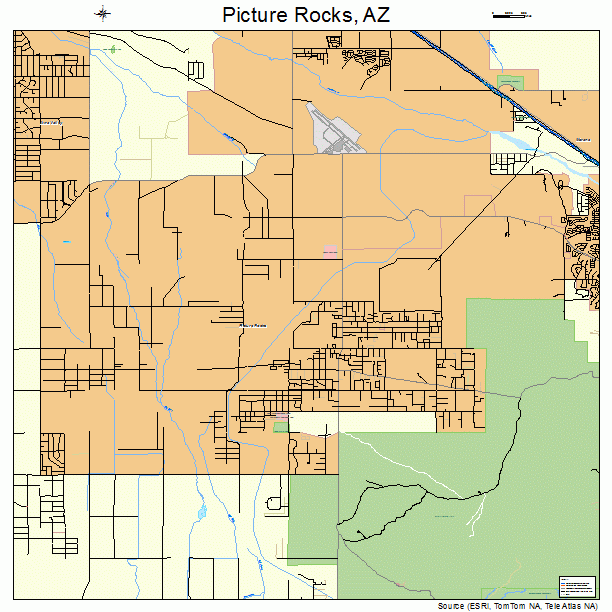 Picture Rocks, AZ street map