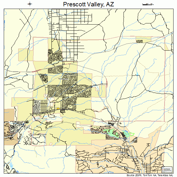 Prescott Valley, AZ street map