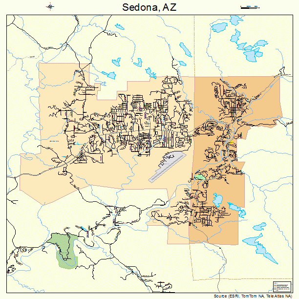 Sedona, AZ street map