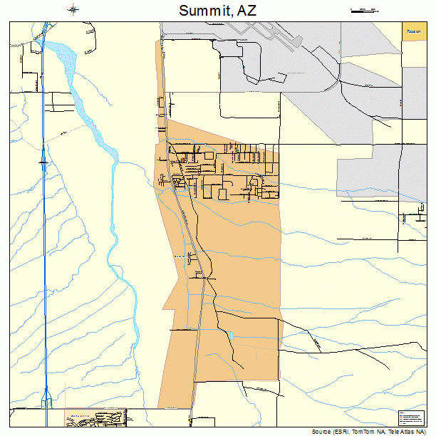 Summit, AZ street map