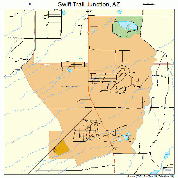 Swift Trail Junction, AZ street map