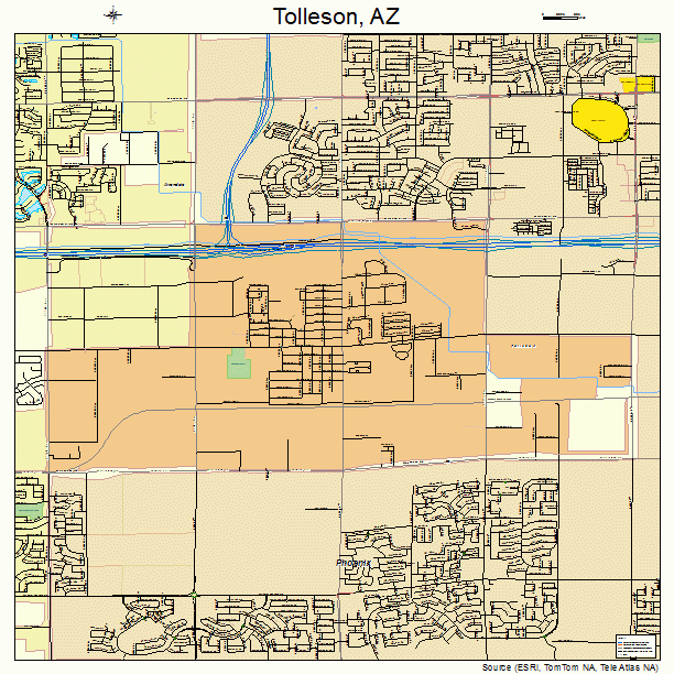 Tolleson, AZ street map