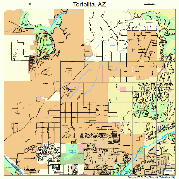 Tortolita, AZ street map