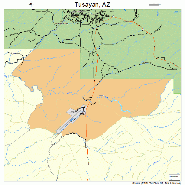 Tusayan, AZ street map