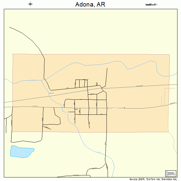 Adona, AR street map