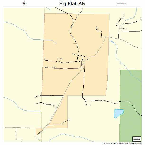 Big Flat, AR street map