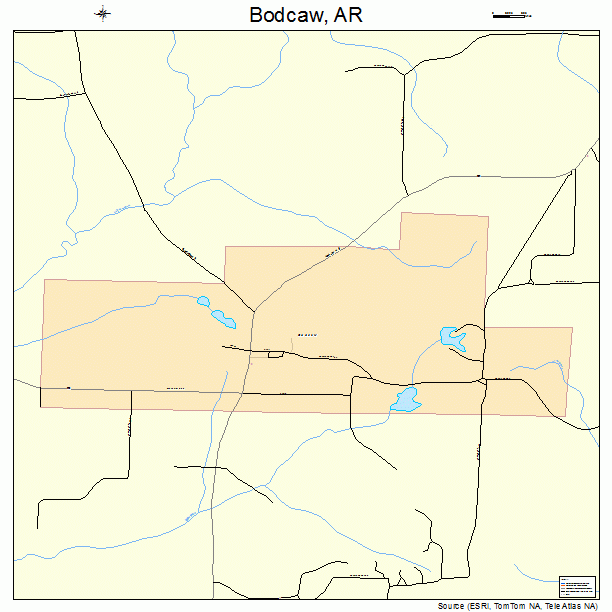 Bodcaw, AR street map