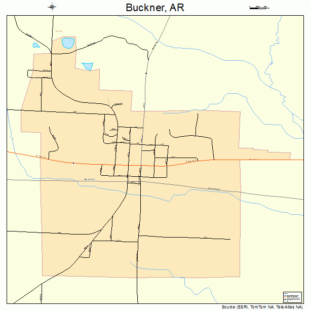 Buckner, AR street map