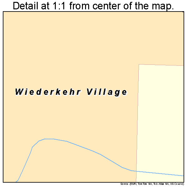 Wiederkehr Village, Arkansas road map detail