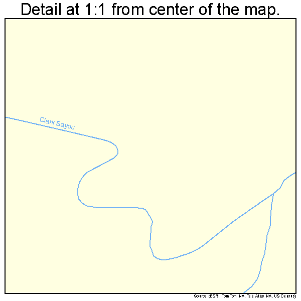 Wrightsville, Arkansas road map detail