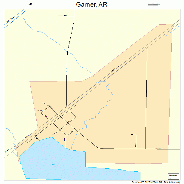 Garner, AR street map