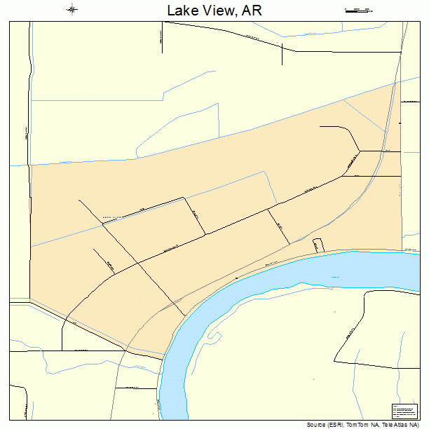Lake View, AR street map