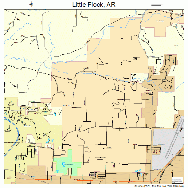 Little Flock, AR street map