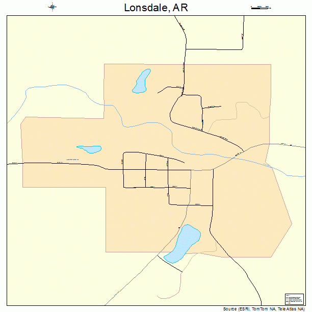 Lonsdale, AR street map