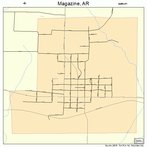 Magazine, AR street map