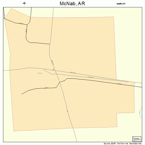 McNab, AR street map