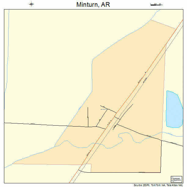 Minturn, AR street map