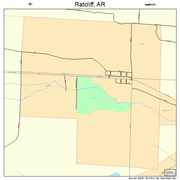 Ratcliff, AR street map