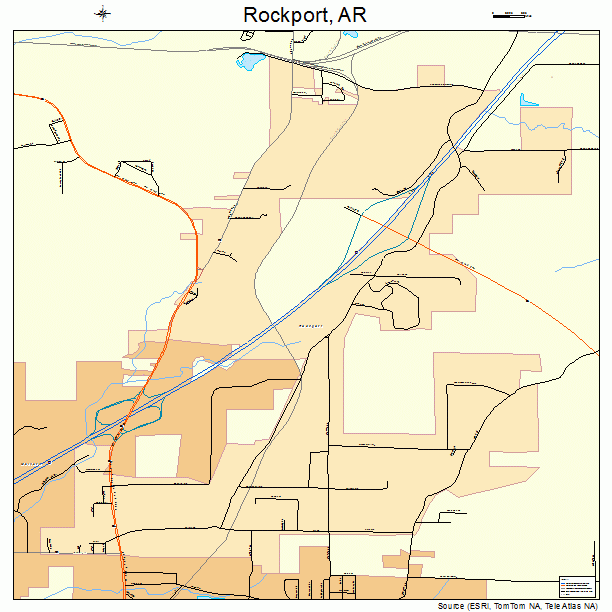 Rockport, AR street map