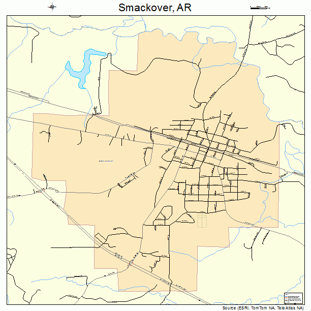 Smackover, AR street map