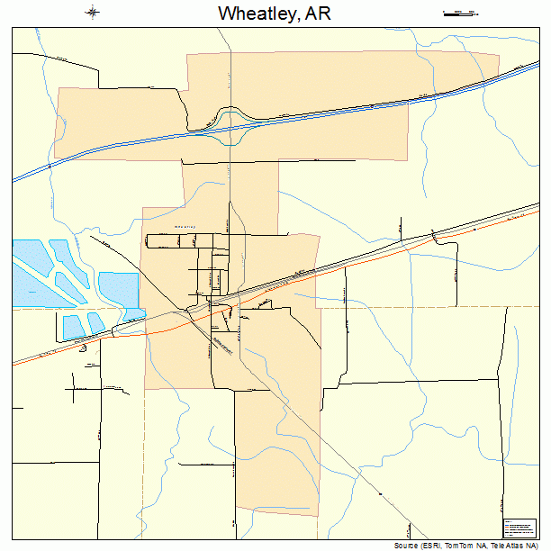 Wheatley, AR street map