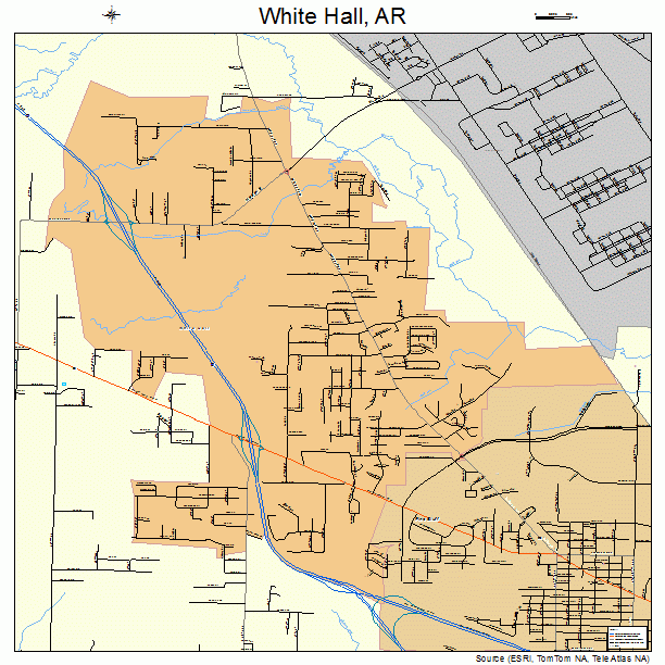 White Hall, AR street map