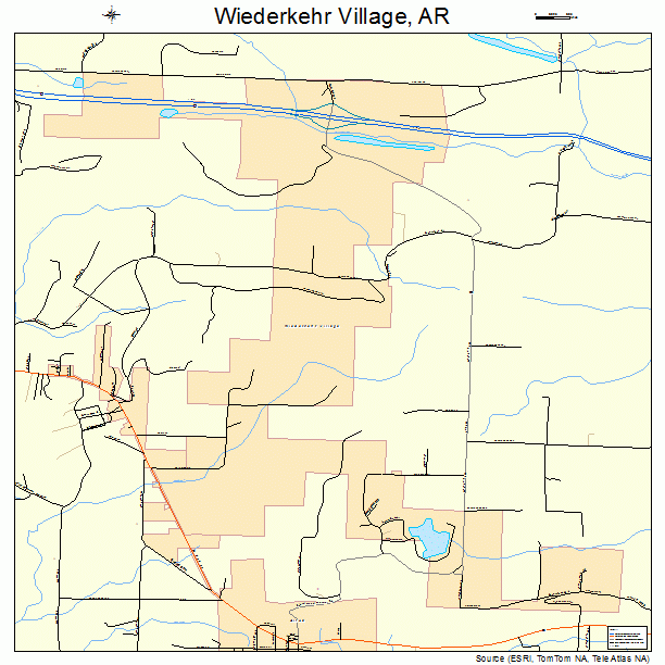 Wiederkehr Village, AR street map