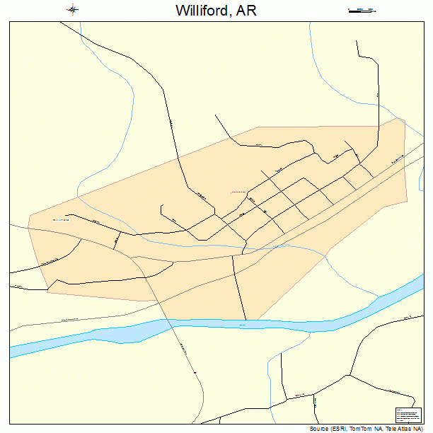Williford, AR street map